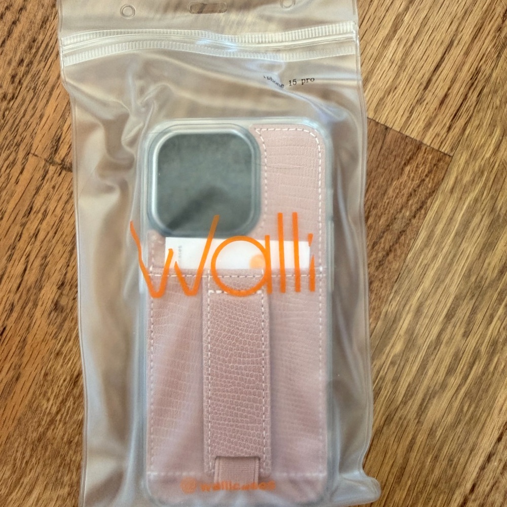 New Walli Pink Phone Case with Strap